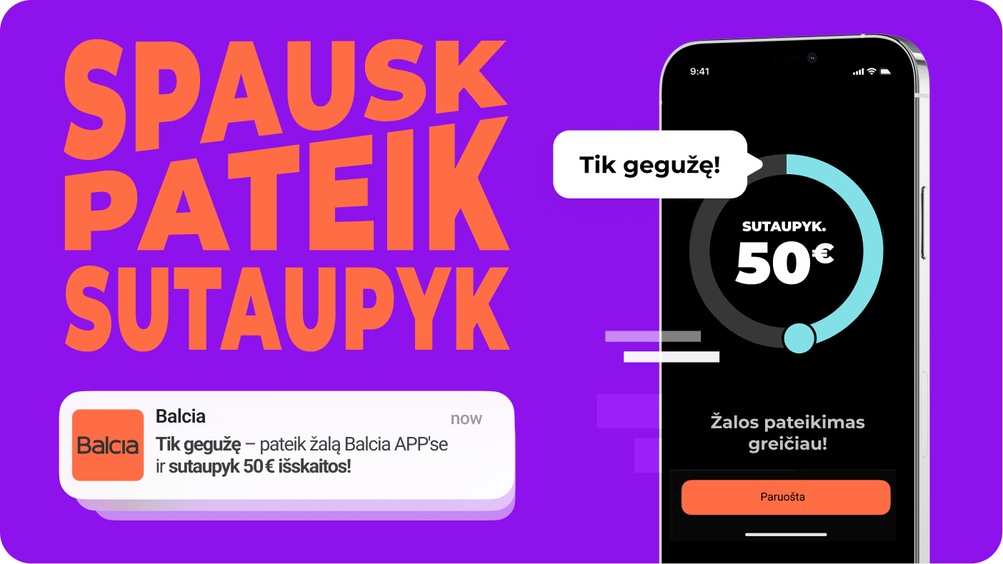 Balcia APP baneris